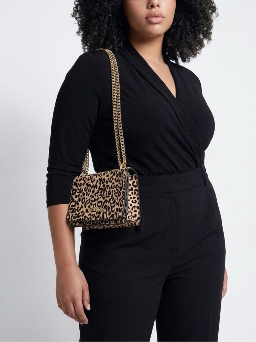 Lily Pulitzer Kat Crossbody Bag in Leopard Haircalf